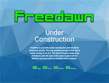 Tablet Screenshot of freedawn.co.uk